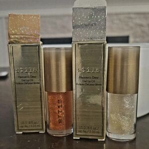 3 Stila Items. 2 Lip Oils In Heaven's Dew Gel and A Stay All Day Liquid Lipstick